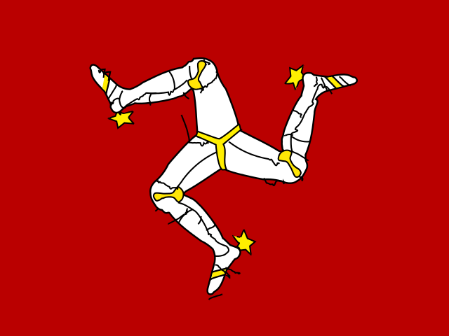 英国属地曼岛国旗